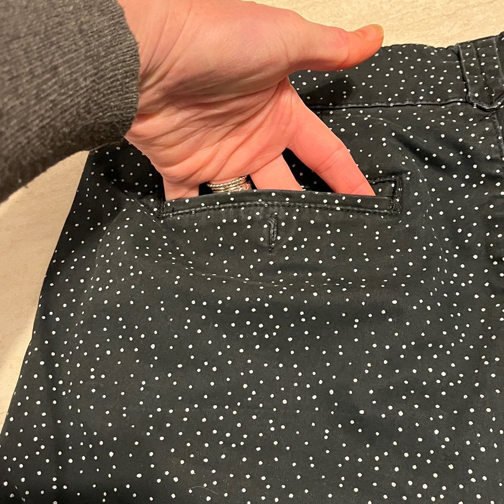Lee Black and White Polka Dot Women's Shorts - Picture 7 of 7